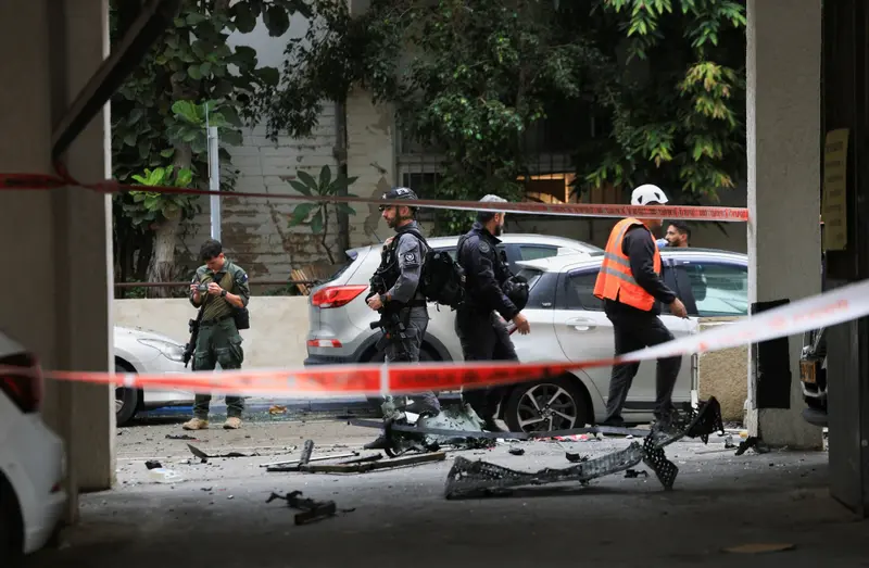 זירת נפילה בתל אביב