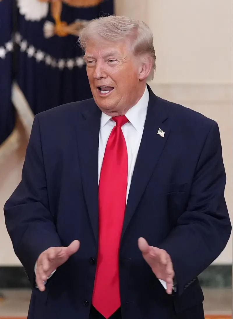 נשיא ארה"ב דונלד טראמפ נשא נאום לאומה על מלחמת איראן בבית הלבן בוושינגטון