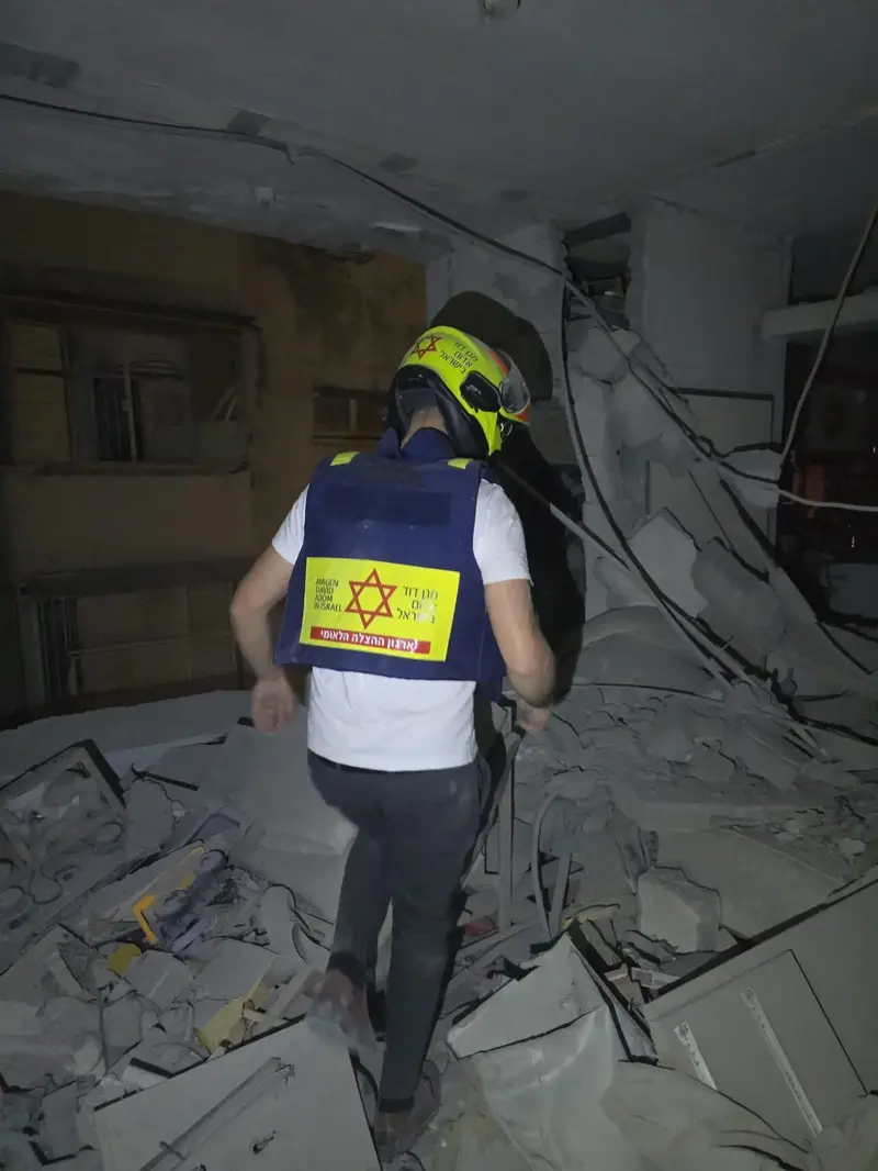 זירת הפגיעה בגבעתיים