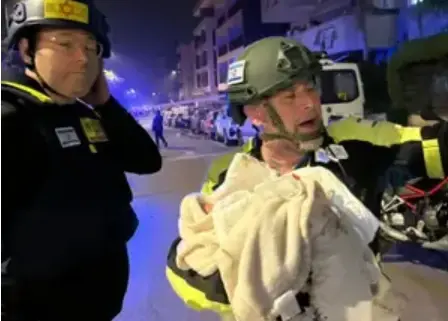 זירת הפגיעה בפתח תקווה