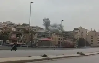דיווחים על תקיפות חיל האויר בהדאחיה בביירות, לבנון