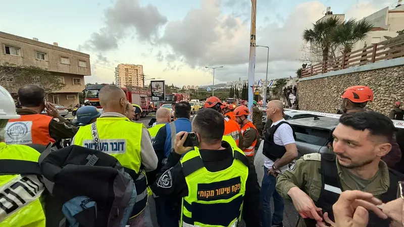 נפילה בחיפה