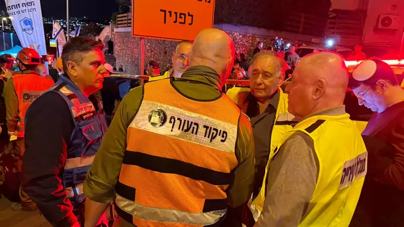 יונה יהב בזירת הנפילה בחיפה