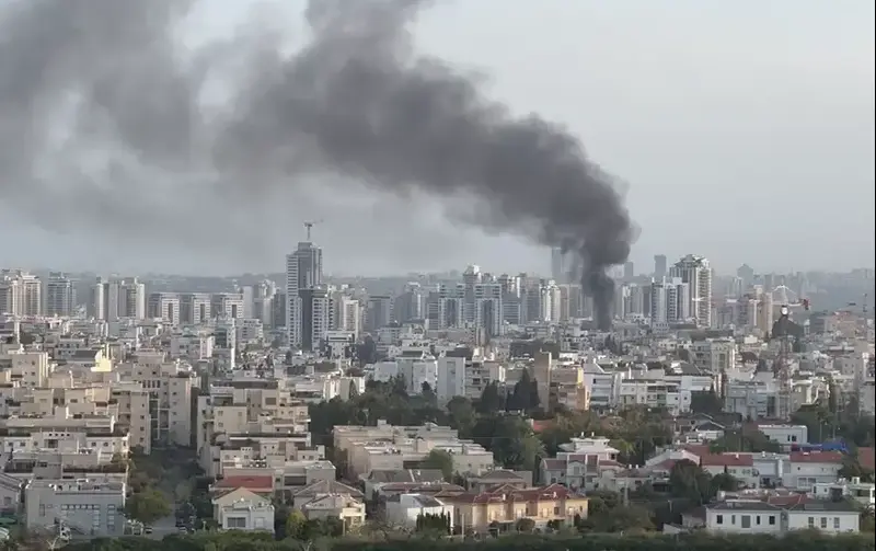 זירת פגיעה בגוש דן 6.4.26