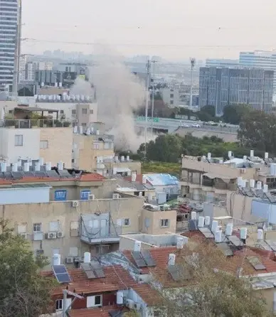 זירת נפילה, בני ברק 6 באפריל 2026