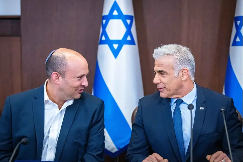 יאיר לפיד, נפתלי בנט, 18 בספטמבר 2022